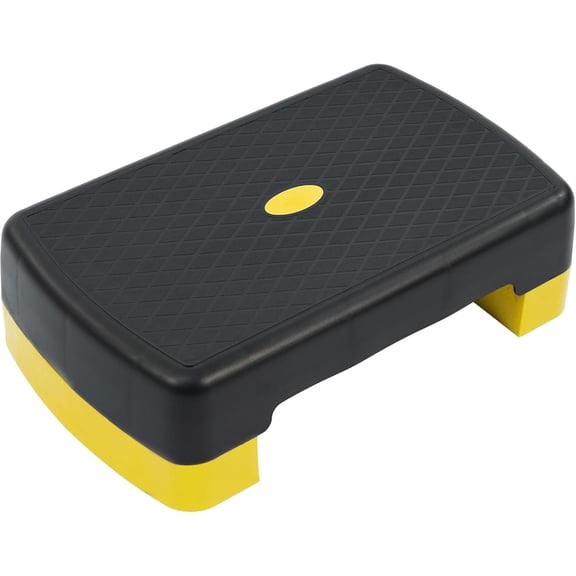 Miemie 18" Workout Aerobic Stepper Step Platform with 2 Risers, Multiple Colors