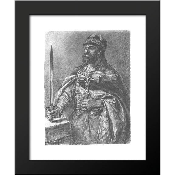 Mieszko 20x24 Framed Art Print by Matejko, Jan