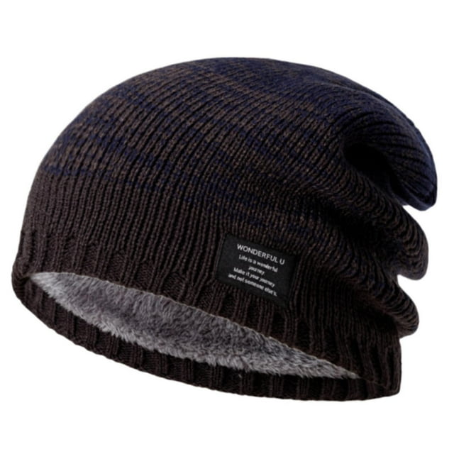 Mifelio Beanies Hats Men, Men's and Women's Woolen Knitted Hats with ...