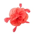 thumbnail image 1 of Mifelio Fascinators Hats for Women Hat for Women Wedding Flower Cocktail Mesh Feathers Hair Clip Tea Party Headband Hair Accessories for Women Red, 1 of 3