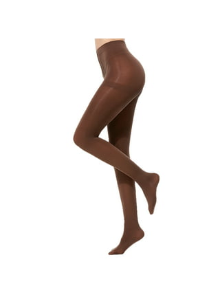1To Finity Women Fake Translucent Warm Fleece Lined Tights