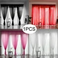 thumbnail image 1 of Mifelio Leaf Sheer Curtain, Tulle Window Voile Drape, Decorative Window Curtain Panel, Lightweight Fabric Curtain for Bedroom Living Room #018, 1 of 8