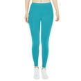thumbnail image 1 of Mifelio Leggings for Women, Women Low Waisted Opaque Soft Yoga Waisted Slim Pants Solid Length Pants Women's Pants Sky Blue L, 1 of 4