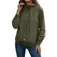 thumbnail image 1 of Mifelio Rain Jacket Women, Women's Hooded Raincoat Outdoor Sports Mountaineering Clothing Windbreaker Jacket Water Proof Jackets for Women Green M, 1 of 8