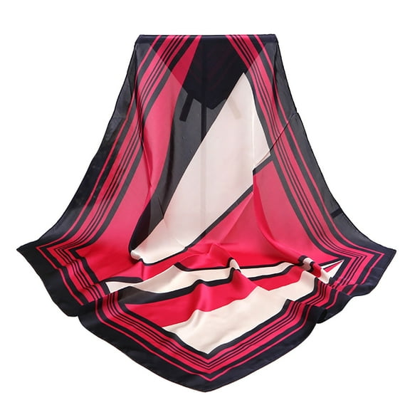 Mifelio Scarf for Women Head Scarf Protective Headband Bandana Coverage Women Multi-Purpose Gift Wrap Scarf Sets– Scarf Hair Scarf Bandanas for Women Red