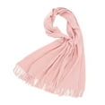thumbnail image 1 of Mifelio Scarf for Men &Wool Lightweight Wool Scarf for Women Soft Feel Pashmina Shawl Wrap Mens Scarf Pink, 1 of 7