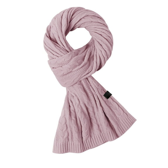Mifelio Scarf for Women Long Knit Scarf for Men Stylish Women Winter Scarf Warm and Soft Winter Scarf Purple