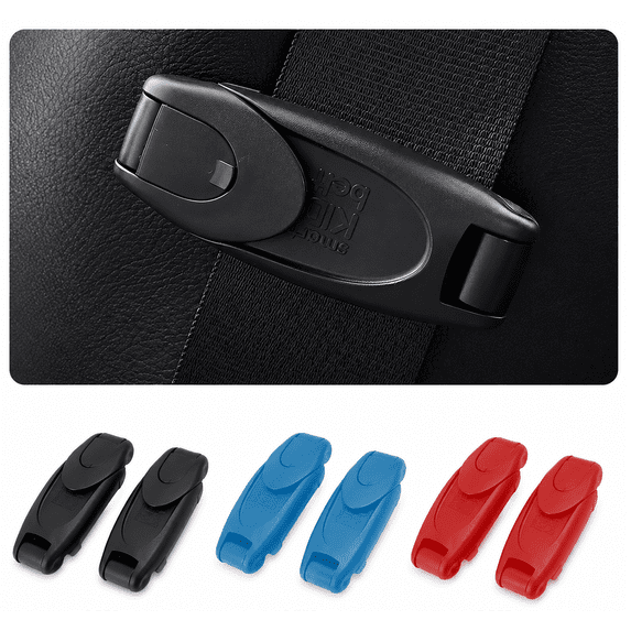 Mifelio Seat Belt Clips, Car Seatbelt Adjuster, Shoulder Belt Positioner, Safety Belt Comfort Accessory, Adjustable Strap Holder for Vehicle Use, #02