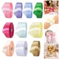 thumbnail image 1 of Mifelio Solid Satin Ribbon, 24 Yards Craft Ribbon Roll, Wedding Sewing Ribbon, Gift Wrapping Ribbon, DIY Decoration Supplies #09, 1 of 7