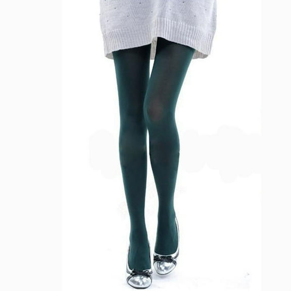 Mifelio Tights for Women Autumn Burnish Opaque Tights Candy Color Leggings Tights Trample Leggings for Women Army Green