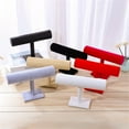 thumbnail image 1 of Mifelio Velvet T Bar Display Stand, Jewelry Organizer Holder, Bracelet Watch Display Rack, Jewelry Showcase #01, 1 of 7