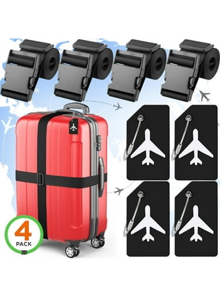 Epicgadget Adjustable Luggage Straps, Durable Heavy Duty Travel Luggage  Strap Suitcase Belt Travel Bag Accessories, Universal Long Cross Travel