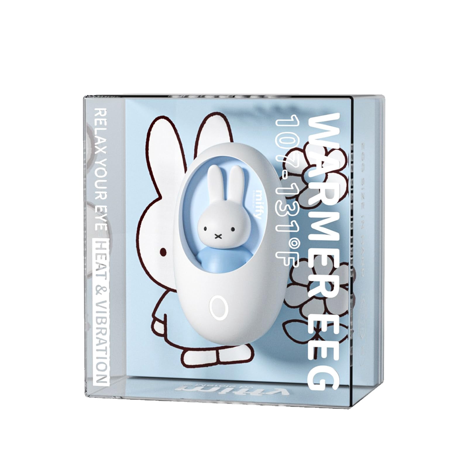 Miffy Hand Warmer Portable Rechargeable Cute Mini Heater Blue White