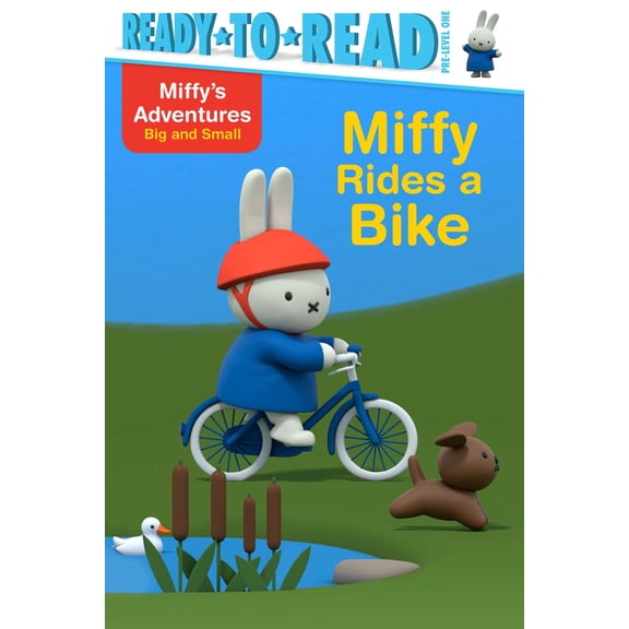 Pre-Owned Miffy's Adventures Big and Small: Miffy Rides a Bike (Hardcover)