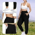 thumbnail image 1 of Mifsaly Athletic Pants for Men Women Quick-Dry Jogger Pant Lightweight Breathable Workout Joggers Hiking Camping Unisex Sport Clothes with Zipper Pockets L, 1 of 9