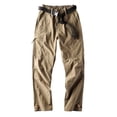 thumbnail image 1 of Mifsaly Baggy Hiking Pants Men Breathable Quick Dry Lightweight Cargo Pant Comfortable Outdoor Camping Fishing Casual Bottoms with Multi Pockets Khaki,L, 1 of 8