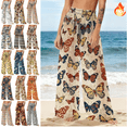 thumbnail image 1 of Mifsaly Bathing Suit Cover Up Pants Women Sheer Mesh Boho Beach Pant Flowy Spring Summer Vacation Trousers Swimsuit Bikini Bottoms XXL, 1 of 7