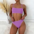 thumbnail image 1 of Mifsaly Bikinis Sets for Women Ribbed Textured Bathing Suits Comfortable Summer Vacation Beach 2 Piece Swimsuit with Padded XL, 1 of 8