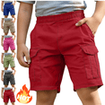 thumbnail image 1 of Mifsaly Boys Cargo Shorts Kids Elastic Waist Hiking Shorts Lightweight Casual Summer Outdoor Active Sportswear Shorts with Multi Pockets, 1 of 5