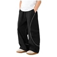 thumbnail image 1 of Mifsaly Boys Quick Dry Parachute Pants Kids Wide Leg Baggy Track Pant Lightweight Quick Dry Casual Outdoor Athletic Sportswear with Pockets, 1 of 7