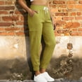thumbnail image 1 of Mifsaly Cargo Joggers for Women upf50+ Sun Protection High Waisted Athletic Sweatpants with Pockets Drawstring Workout Running Training Pant Gym Casual Activewear Bottoms L, 1 of 7
