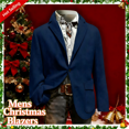 thumbnail image 1 of Mifsaly Christmas Blazer Men Lapel Corduroy Sport Coats Ribbed Soild Color Xmas Suit Jackets Fashion Work Wedding Coat With Pockets Dinner Cocktail Party Winter Thick Warm Outerwear, 1 of 6