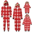 thumbnail image 1 of Mifsaly Matching Family Christmas Pajamas Sets Cute Xmas Snowman Adult Onesies Pajama Christmas 2025 Zipper Long Sleeve Bodysuit Holiday Festival Sleepwear Funny Homewear, 1 of 5