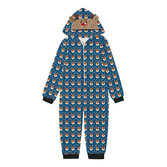 Mifsaly Christmas Family Pajamas Sets Xmas Snowman Matching Pjs Zipper Long Sleeve Hooded Sleepwear Festival Holiday Funny Homewear 2025 Cozy Soft Loungewear Adult Onesie Costumes