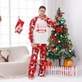 thumbnail image 1 of Mifsaly Christmas Pajamas for Adults Family Matching Xmas Pjs Sets Loose 2 Piece Cute Print Pullover Sleepwear Nightwear Bright and Merry Plaid Sleep Pants 2025 Holiday Festival Homewear, 1 of 7