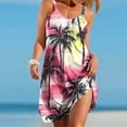 thumbnail image 1 of Mifsaly Cotton Dresses for Women Abstract Print Sleeveless Mini Dress Comfortable Flowy Summer Beach Vacation Sundress XXL, 1 of 7