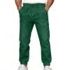 Mifsaly Denim Joggers for Men with Pockets Elastic Waist Drawstring Summer Casual Pants Soft Comfortable office Work Lounge Outfits