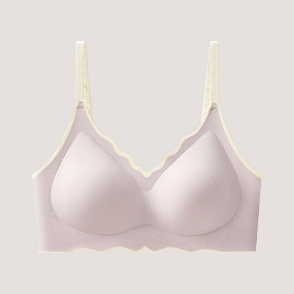 Mifsaly Full Coverage Wireless Bras for Women No Underwire Push up Bra Breathable 2026 Full Coverage High Support Bralettes Soild Everyday Underwear