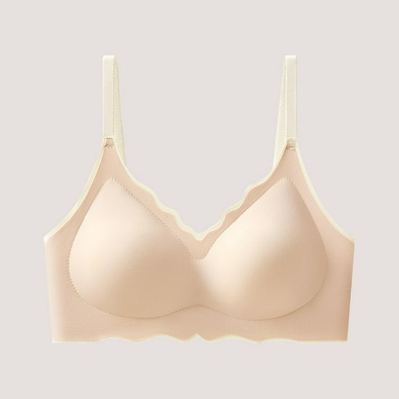 Mifsaly Full Coverage Wireless Bras for Women No Underwire Push up Bra Breathable 2026 Full Coverage High Support Bralettes Soild Everyday Underwear