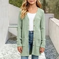 thumbnail image 1 of Mifsaly Girls Cardigan Sweater Button Down Long Sleeve V-Neck Ribbed Knit Cardigan with Pockets Soft Comfortable Everyday Casual Outerwear Coat, 1 of 5