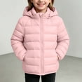 thumbnail image 1 of Mifsaly Girls and Toddlers Warm Puffer Jackets Detachable Hood Zip Up Quilted Coat Fall Winter Daily Outdoor Play Back to School Padded Jacket, 1 of 7