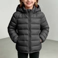 thumbnail image 1 of Mifsaly Girls and Toddlers Warm Puffer Jackets Detachable Hood Zip Up Quilted Coat Fall Winter Daily Outdoor Play Back to School Padded Jacket, 1 of 8