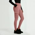 thumbnail image 1 of Mifsaly High Waisted Leggings for Women Stretchy Cargo Pants with Button-Flap Pockets Gym Outdoor Running Workout Pant Everyday Fashion Spring Summer Outfits M, 1 of 5