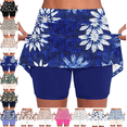 thumbnail image 1 of Mifsaly Athletic Skirts for Women Floral Print Golf Tennis Skirt with Liner Soft Comfortable Outdoor Workout Daily Wear Sporty Skorts Blue,S, 1 of 4