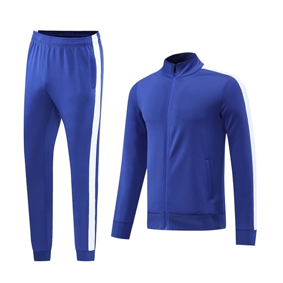 Mifsaly Kids 2 Piece Tracksuit Sets Boys Girls Full Zip Long Sleeve Jacket and Jogger Pants Fall Winter Soccer Training Uniform Sports Outfits