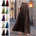 thumbnail image 1 of Mifsaly Long Pleated Maxi Skirts for Women A Line High Waist Skirt formal Occasion Wedding Guest Party Elegant Clothes S, 1 of 7