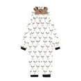 thumbnail image 1 of Mifsaly Family Matching Christmas Pajamas Sets Xmas Snowflake Print Hooded Christmas Adult Onesie Pjs for Women Men Cozy Soft One Piece Sleepwear Long Sleeve Bodysuit 2025 Holiday Festival Homewear, 1 of 4