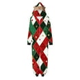 thumbnail image 1 of Mifsaly Family Matching Christmas Pajamas Sets Xmas Snowflake Print Hooded Christmas Adult Onesie Pjs for Women Men Cozy Soft One Piece Sleepwear Long Sleeve Bodysuit 2025 Holiday Festival Homewear, 1 of 6