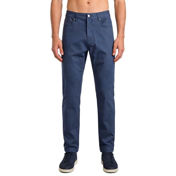 Mifsaly Men Casual Chino Pants Straight Leg Cotton Twill Trousers Lightweight Breathable Work Everyday Wear Slim Fit Pant with Pockets XXL