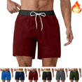 thumbnail image 1 of Mifsaly Men Swim Trunks Quick-Dry Breathable Beach Shorts with Inner Brief Liner and Pockets Lightweight Beach Board Short Pants Swimming Pool Vacation Beachwear, 1 of 7