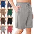 thumbnail image 1 of Mifsaly Mens Pajama Shorts Cotton Soft Cozy Sleep Shorts Drawstring Elastic Waist Breathable Beach Short Pants Lounge Summer Outfits With Pockets L, 1 of 8
