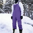 thumbnail image 1 of Mifsaly Mens Snow Pants Waterproof Insulated Warm Windproof Men Snow Bibs Adjustable Suspenders Ski Bib Overalls Winter Snowboarding Pant with Pockets XXL, 1 of 9