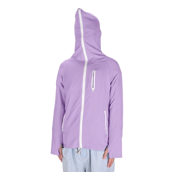 Mifsaly Mens Sun Protective Jackets Upf 50 Lightweight Zip Up Hoodie Quick-Dry Long Sleeve Windbreaker Jacket Athletic Summer Outerwear with Pockets 2026 XXL