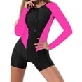 thumbnail image 1 of Mifsaly One Piece Swimsuit Women Long Sleeve Front Zipper Athletic Swimsuits Surfing Swimming Uv Protection Bathing Suits 2026 S, 1 of 7