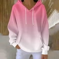 thumbnail image 1 of Mifsaly Oversized Hoodies for Women Cotton Gradient Color Long Sleeve Drawstring Hooded Sweatshirt Drop Shoulder Fashion Pullover Outerwear with Pockets 2025 Y2K Outfits, 1 of 5