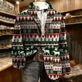 thumbnail image 1 of Mifsaly Plus Size Mens Christmas Blazer Jacket Corduroy Sport Coats 2025 Button Down Lapel Suit Jackets Xmas Santa Trees Snowflake Winter Coat Dinner Festival Party Outerwear with Pockets, 1 of 8